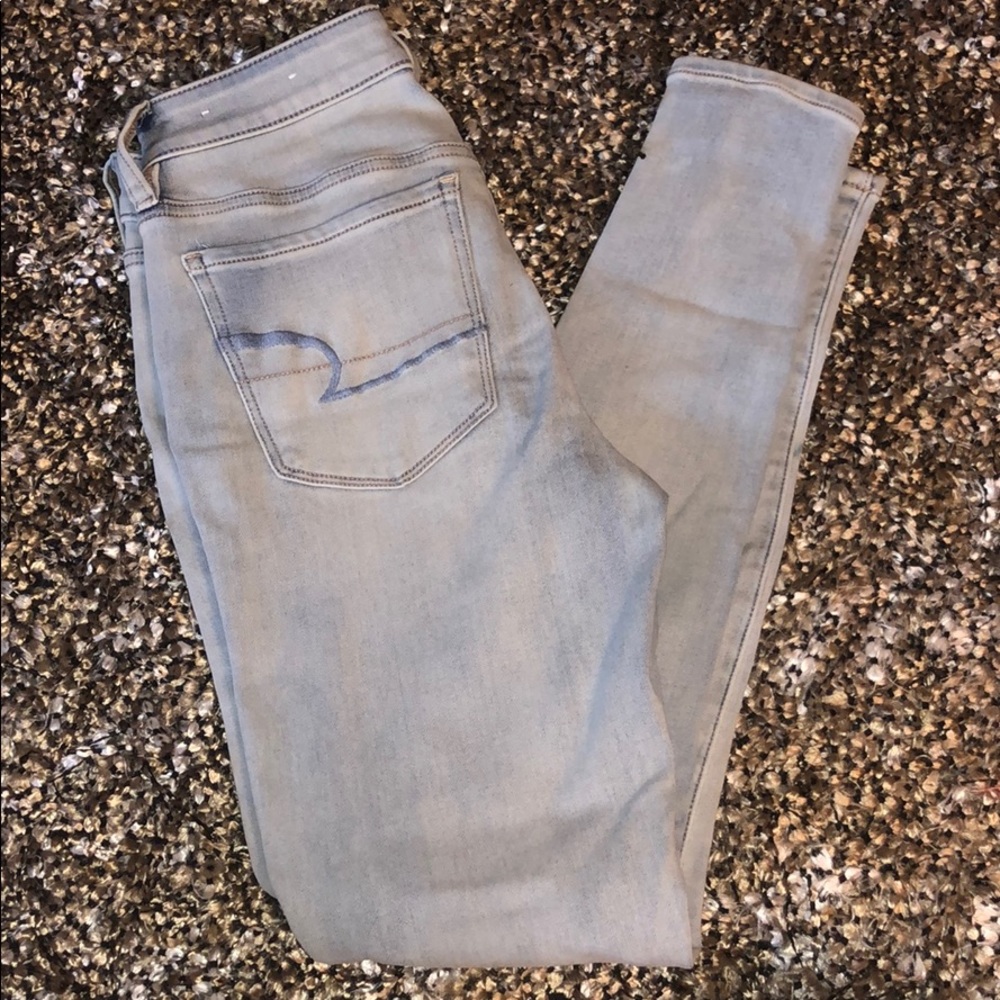 american eagle super stretchy jeans
